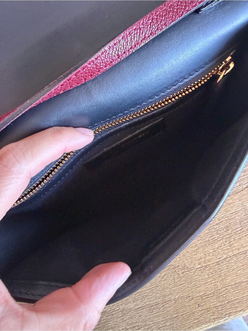 Burberry Tan Check and Brown Leather Crossbody Bag - Picture 7 of 13